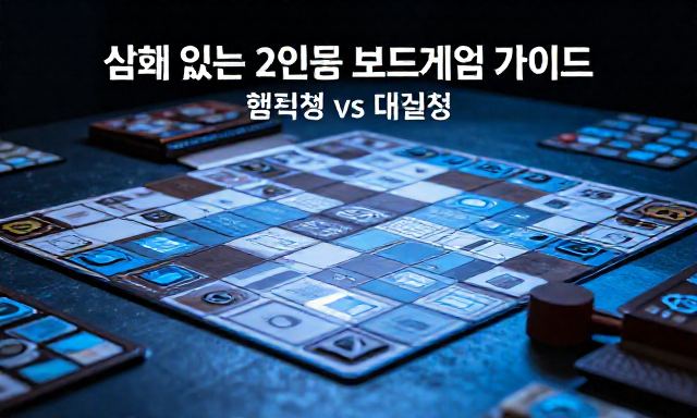 2인용보드게임 관련 이미지 - 실패 없는 2인용 보드게임 가이드 (협력형 vs 대결형 비교)